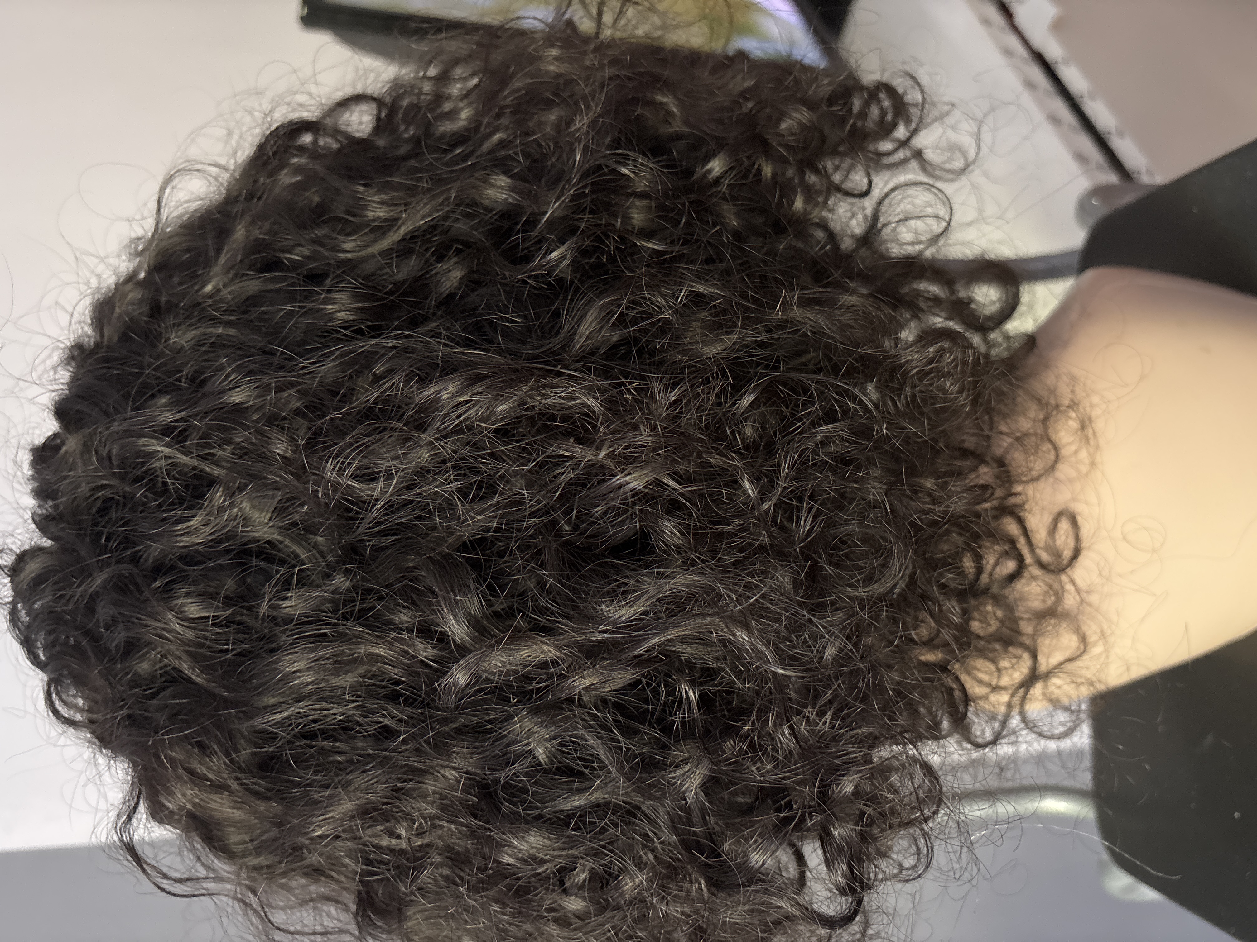 Perruque en U part natural curly 12’ - vue 3