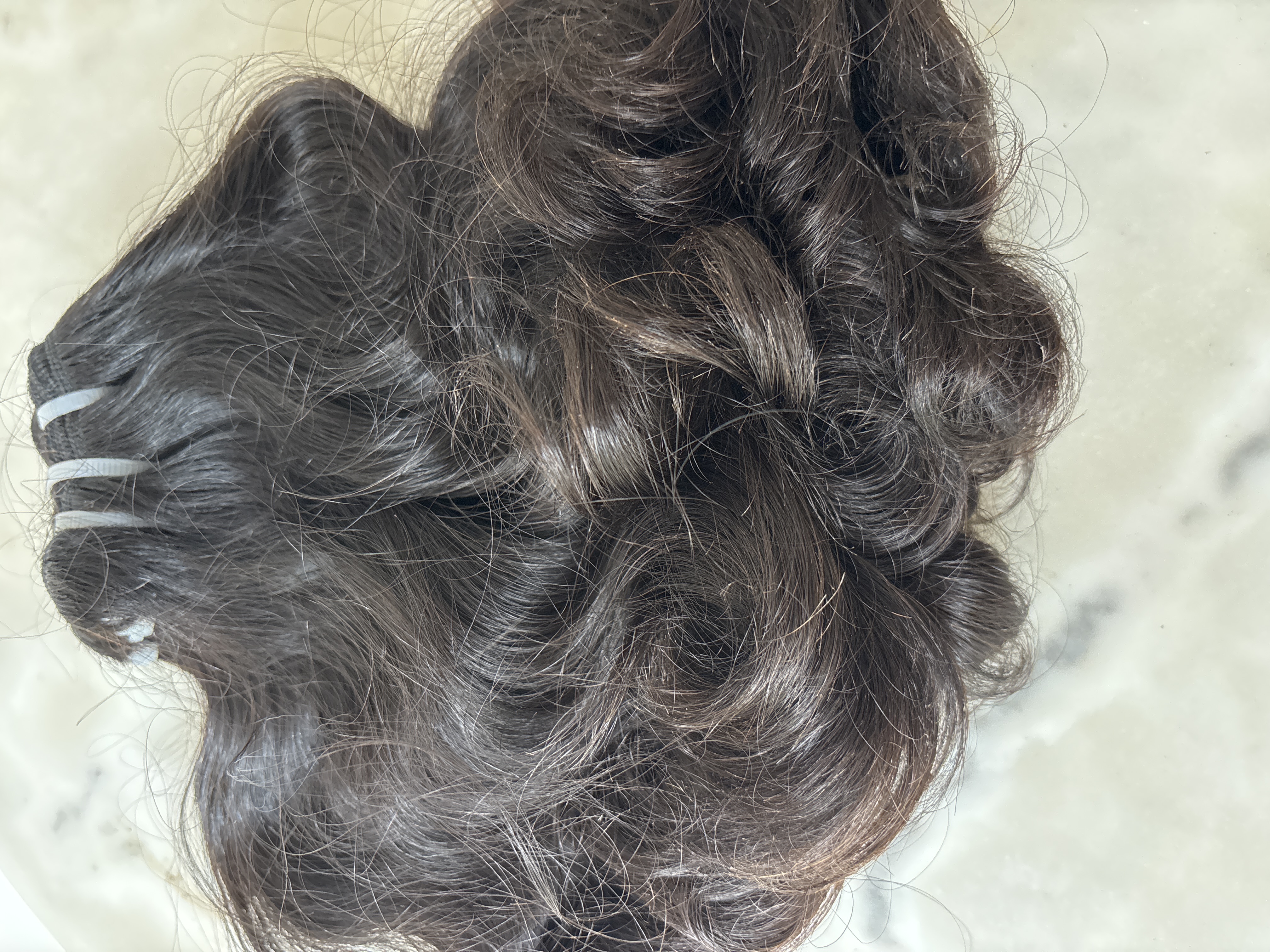 Tissage Double densité curly