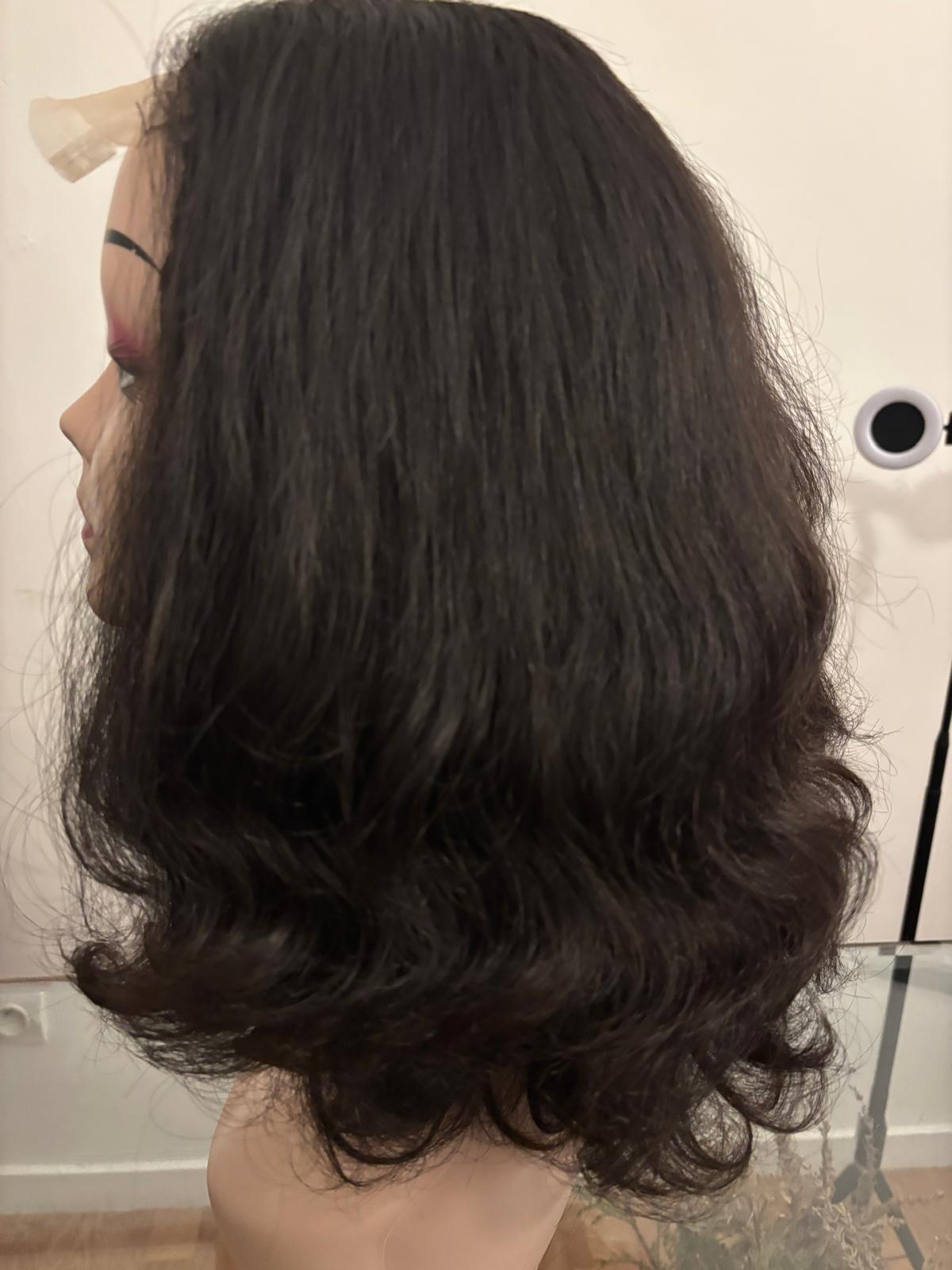 Perruque en double drawn curly 12' - vue 3