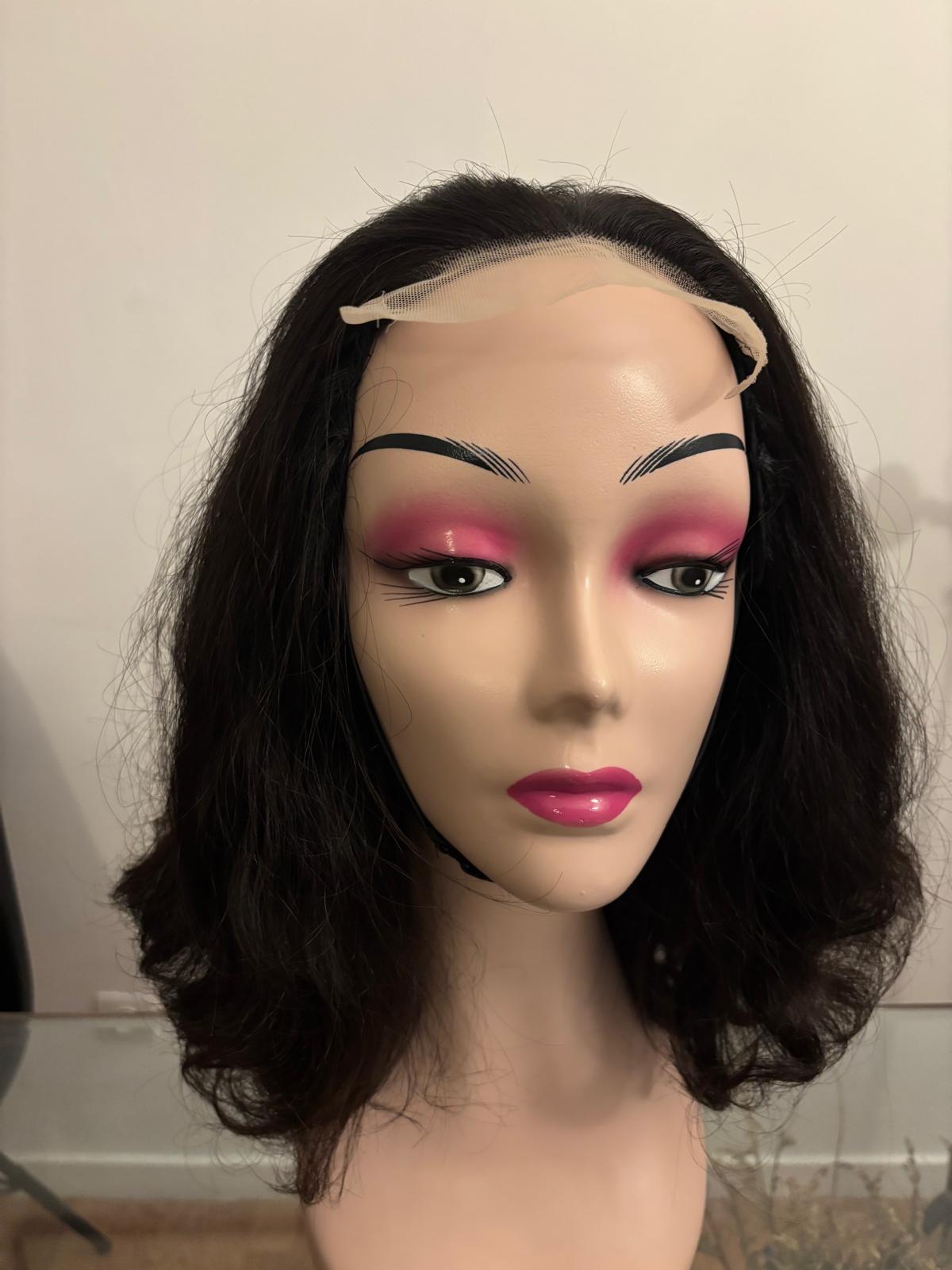 Perruque en double drawn curly 12'
