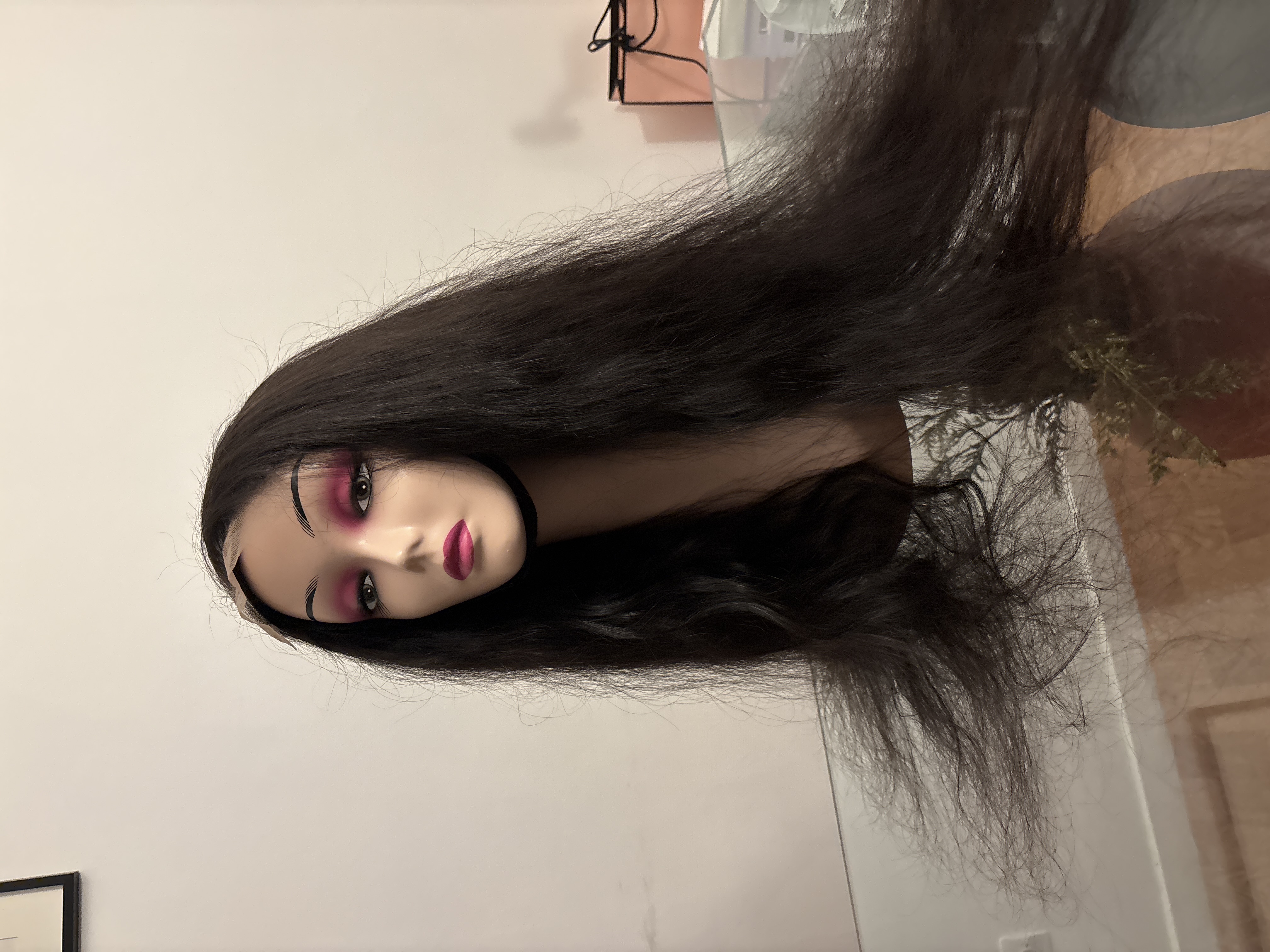 Perruque natural straight 28’ - vue 3